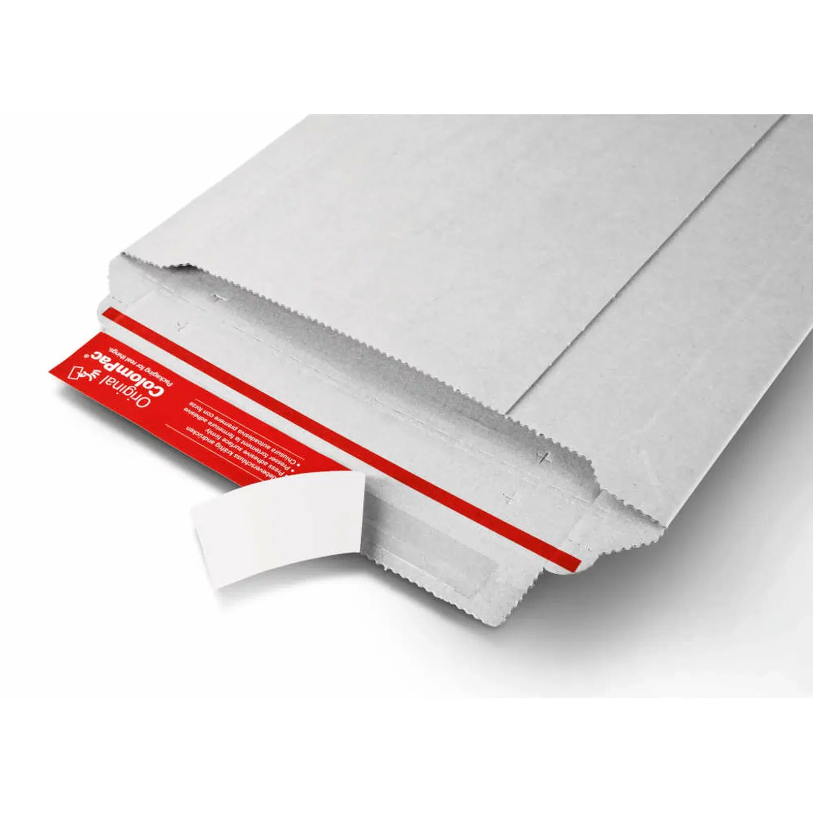 Resealable cardboard shipping box - Image 1