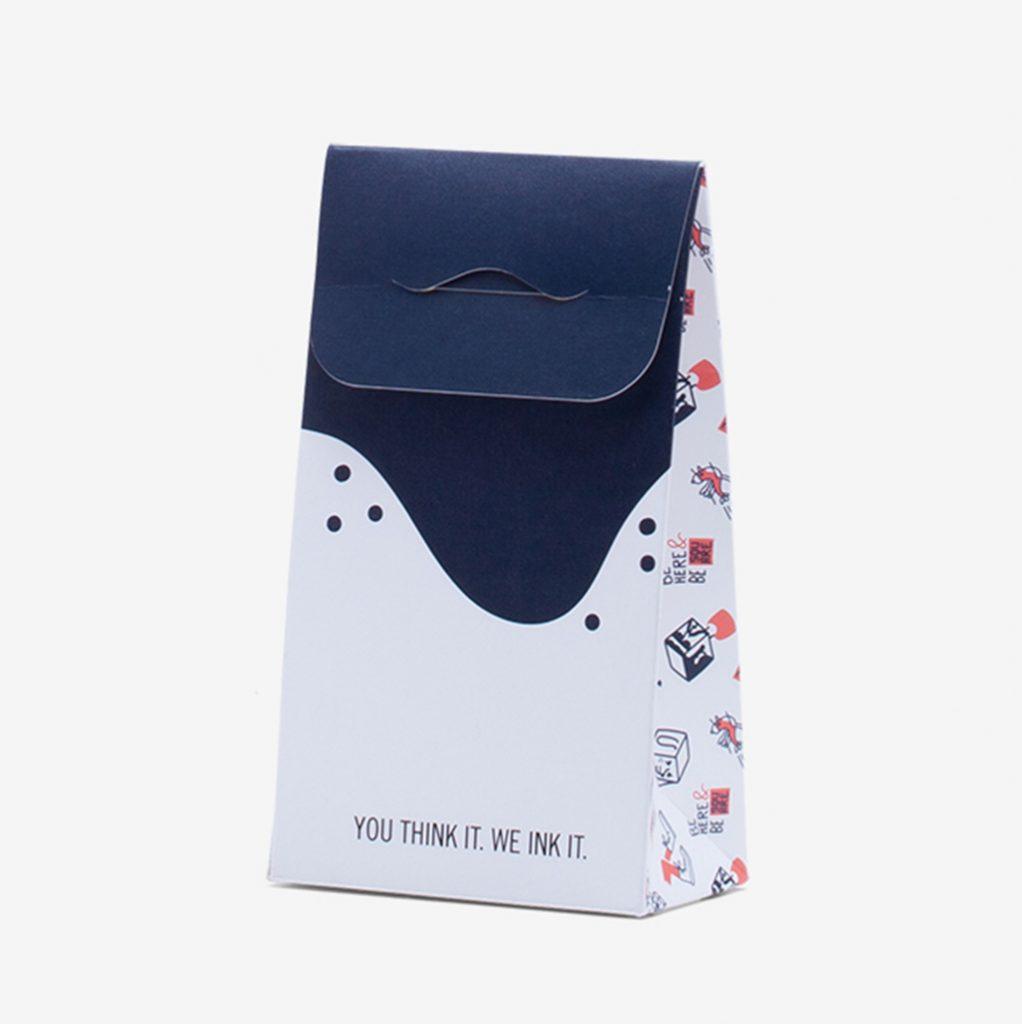 A-frame box (Gmund used paper) - Image 1